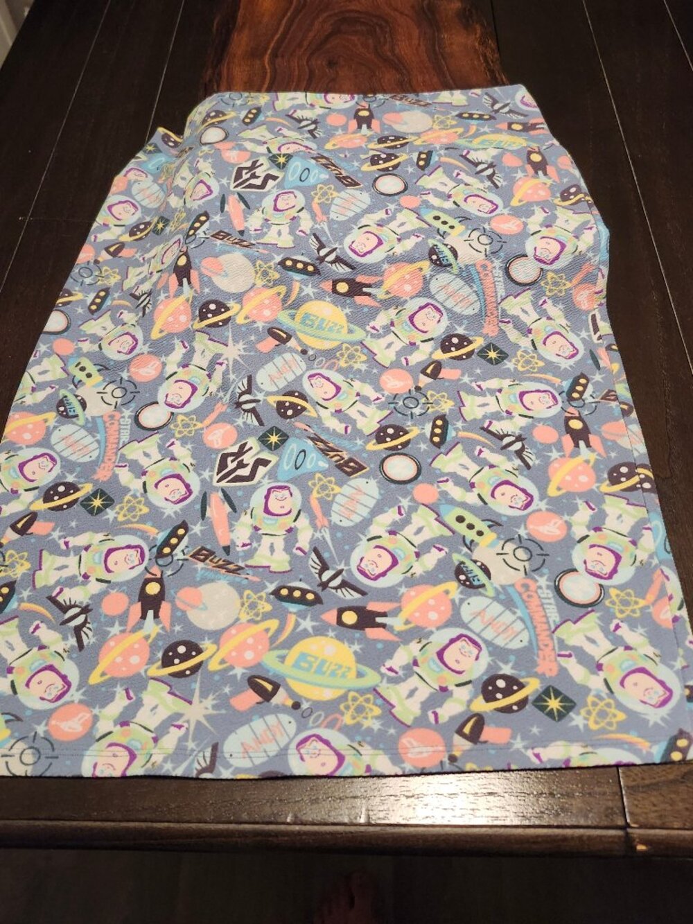 Lularoe Buzz Lightyear Cassie Skirt Midi Length Disney Toy Story Ladies Size 2XL
